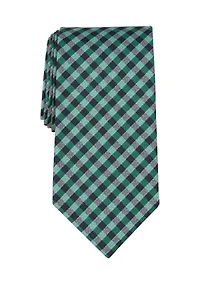 Grid Print Tie