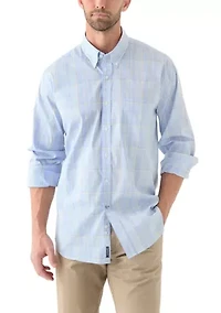 Plaid Printed Button Down Shirt