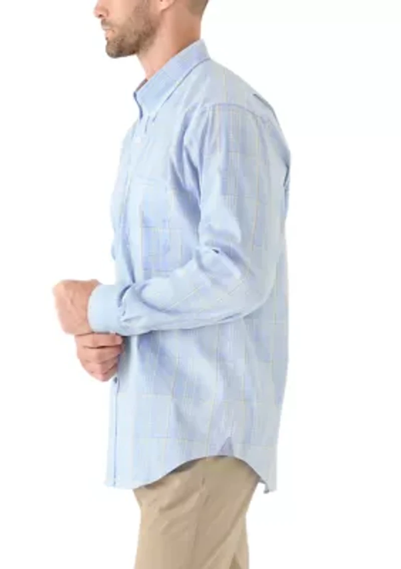 Plaid Printed Button Down Shirt