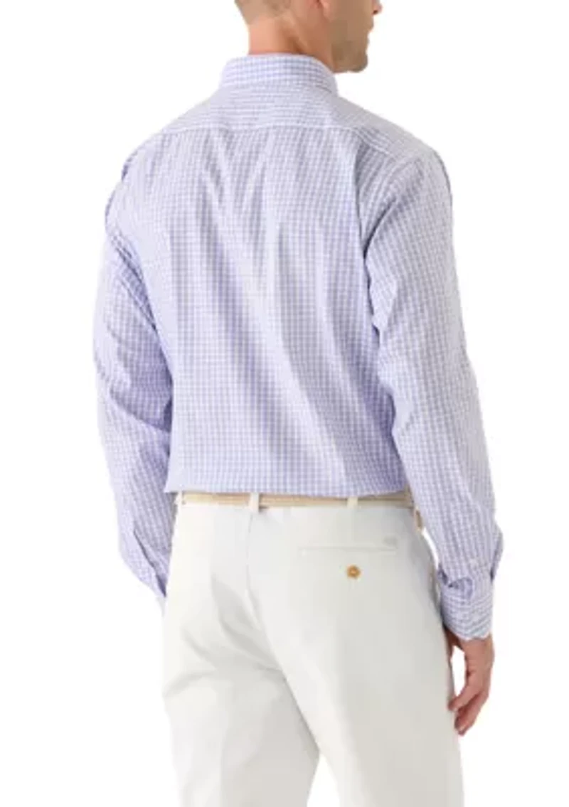 Check Printed Button Down Shirt