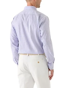 Check Printed Button Down Shirt