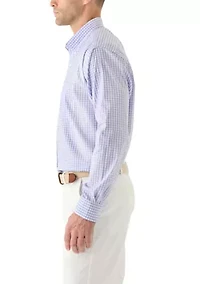 Check Printed Button Down Shirt