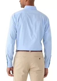 Big & Tall Gingham Button Down Shirt