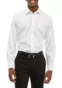 Spread Collar Twill Dress Shirt