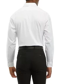 Spread Collar Twill Dress Shirt