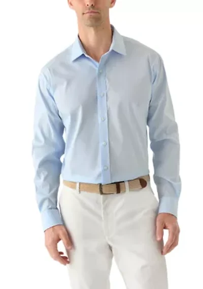 Spread Collar Button Down Shirt