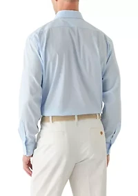 Spread Collar Button Down Shirt