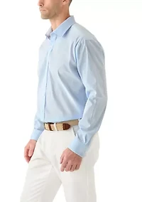 Spread Collar Button Down Shirt