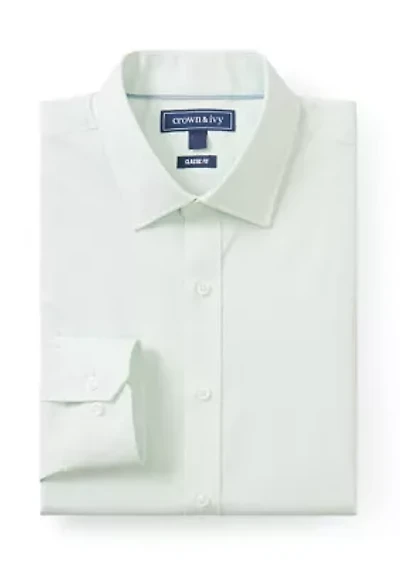 Big & Tall Solid Button Down Shirt