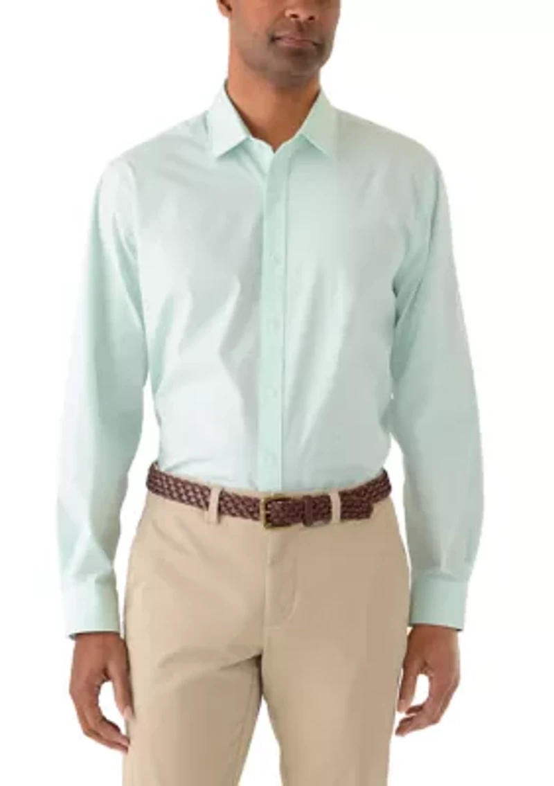 Big & Tall Solid Button Down Shirt