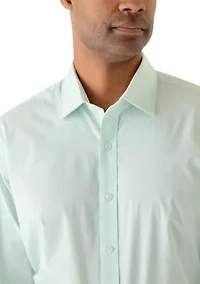 Big & Tall Solid Button Down Shirt