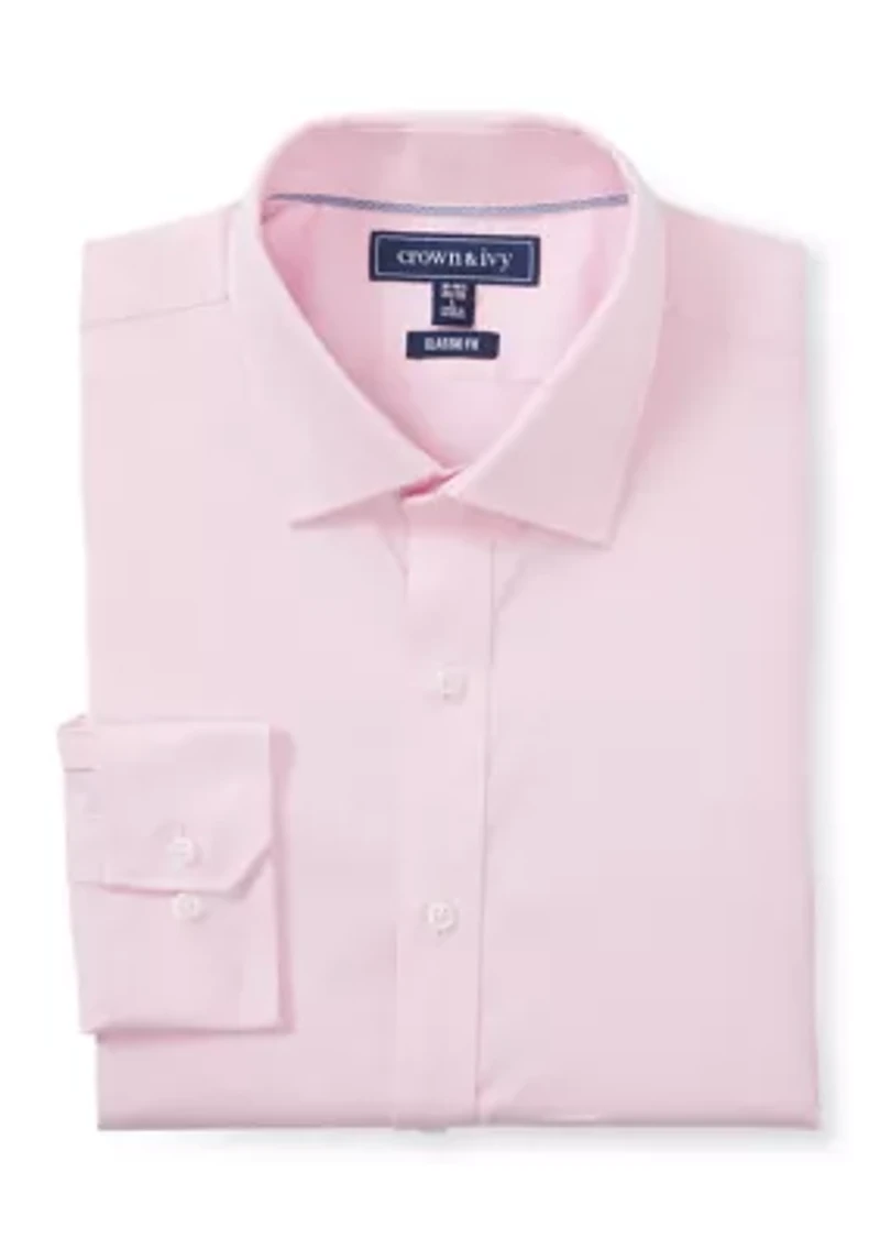 Men's Solid Dress Shirt