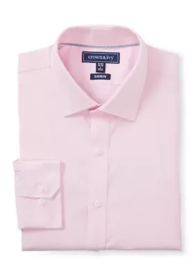 Men's Solid Dress Shirt