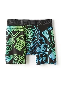 Neon Basketball Energy Single Boxer Briefs