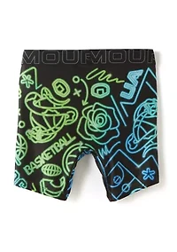 Neon Basketball Energy Single Boxer Briefs