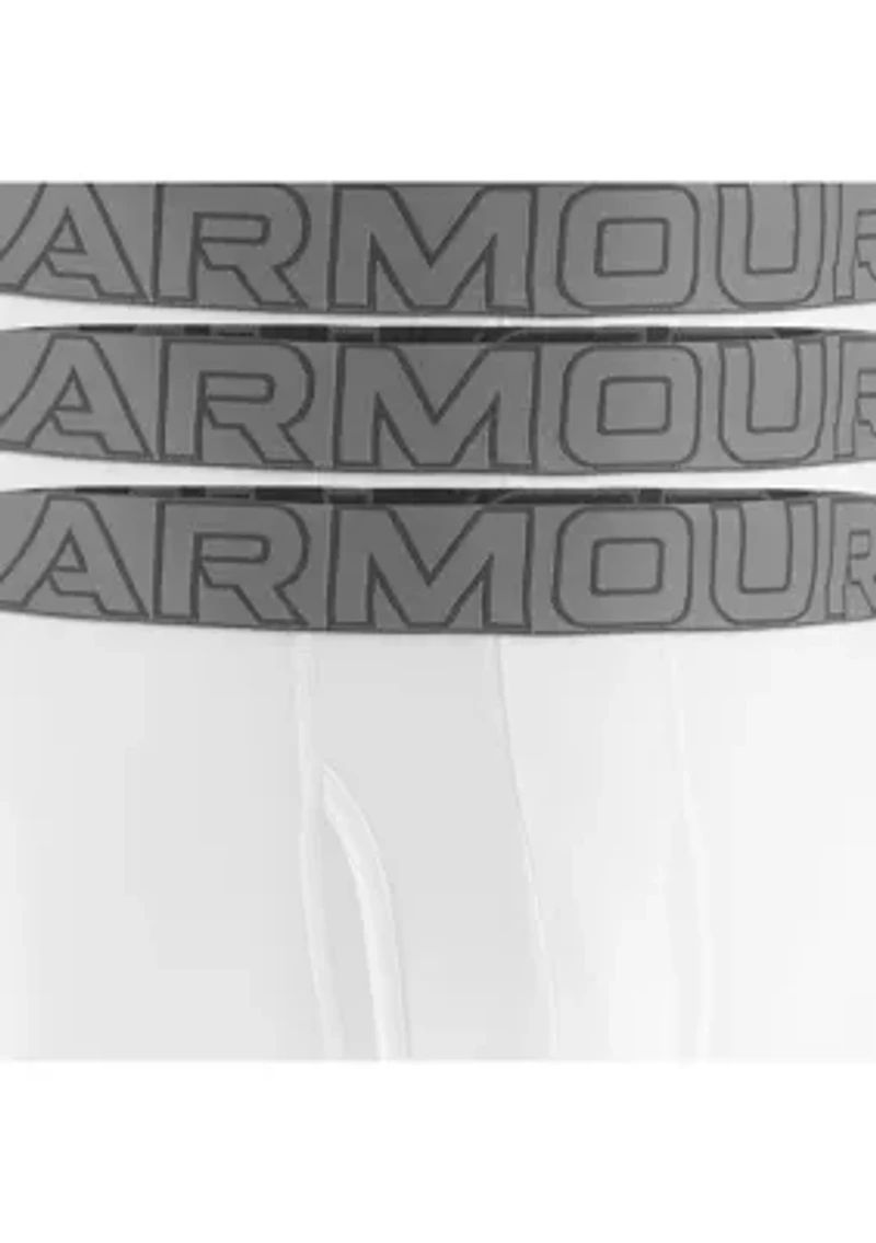 Performance Cotton 6" Boxer Briefs - 3 Pack