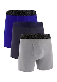 Performance Cotton 6'' Boxer Briefs - 3 Pack