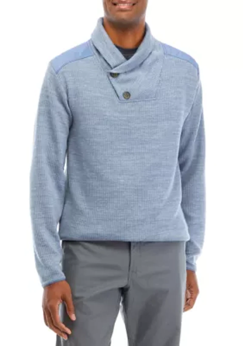 Men's Shawl Collar Shirt