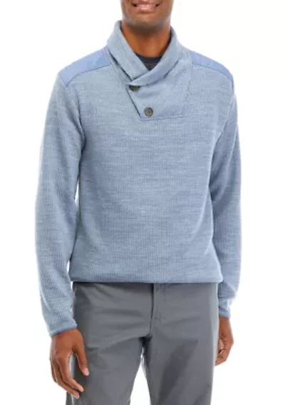 Men's Shawl Collar Shirt