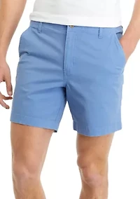 7" Flat Front Shorts