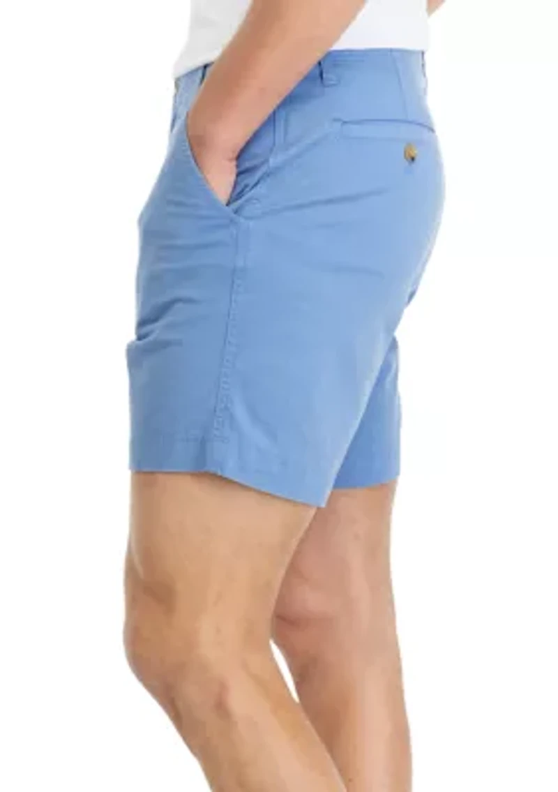 7" Flat Front Shorts
