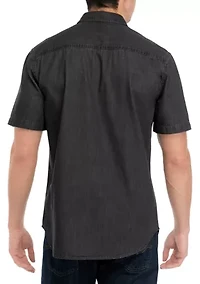 Short Sleeve 2 Pocket Chambray Shirt