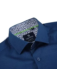 Tom Baine Slim Fit Short Sleeve Performance Stretch Button Down