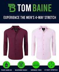 Tom Baine Performance Stretch Solid Button Down
