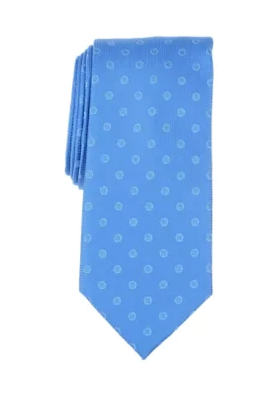 Pindot Print Tie