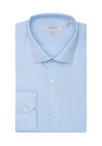 Double Edge Texture Dress Shirt