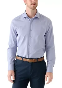 Double Edge Texture Dress Shirt