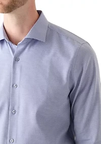 Double Edge Texture Dress Shirt