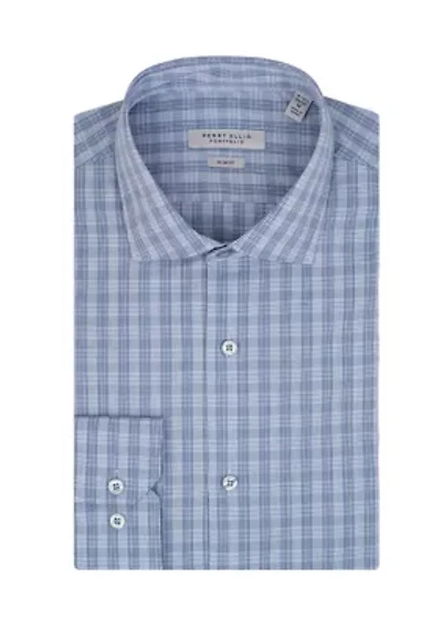 Men's Check Plaid Button Down Shirt