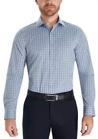 Men's Check Plaid Button Down Shirt