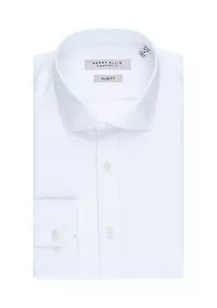 Men's Step Twill Long Sleeve Dress Shirt