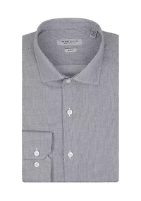 Men's Parallel Twill Textured Shirt