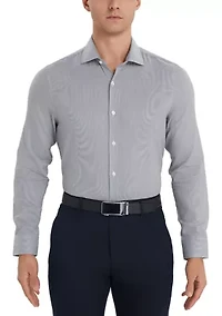 Men's Parallel Twill Textured Shirt