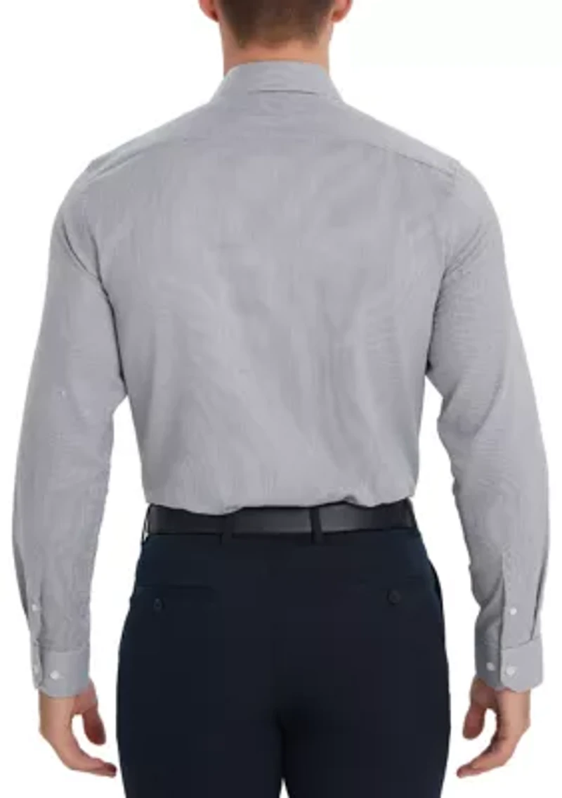 Men's Parallel Twill Textured Shirt