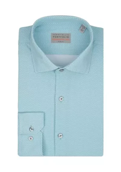 Lilac Geo Print Dress Shirt