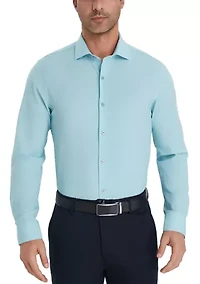 Lilac Geo Print Dress Shirt