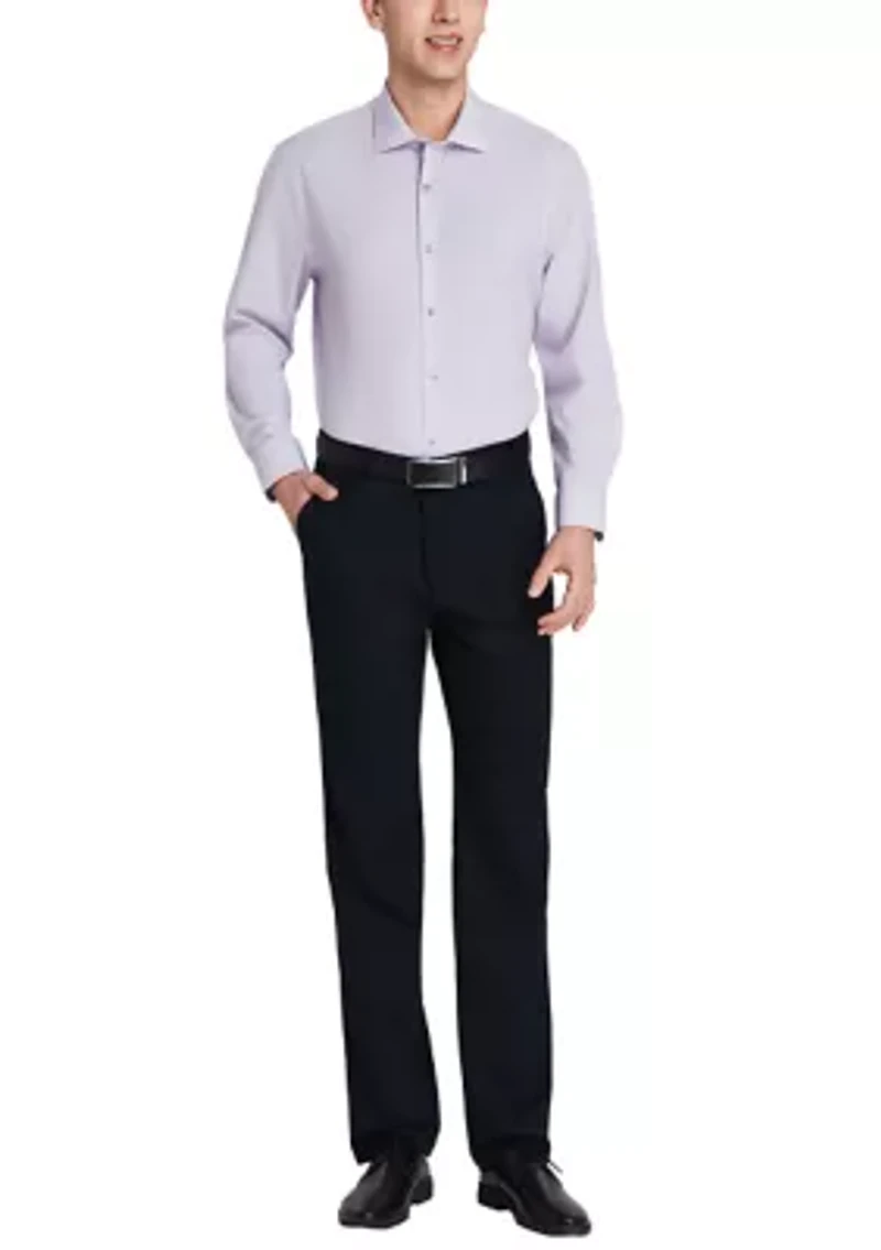 Lilac Geo Print Dress Shirt