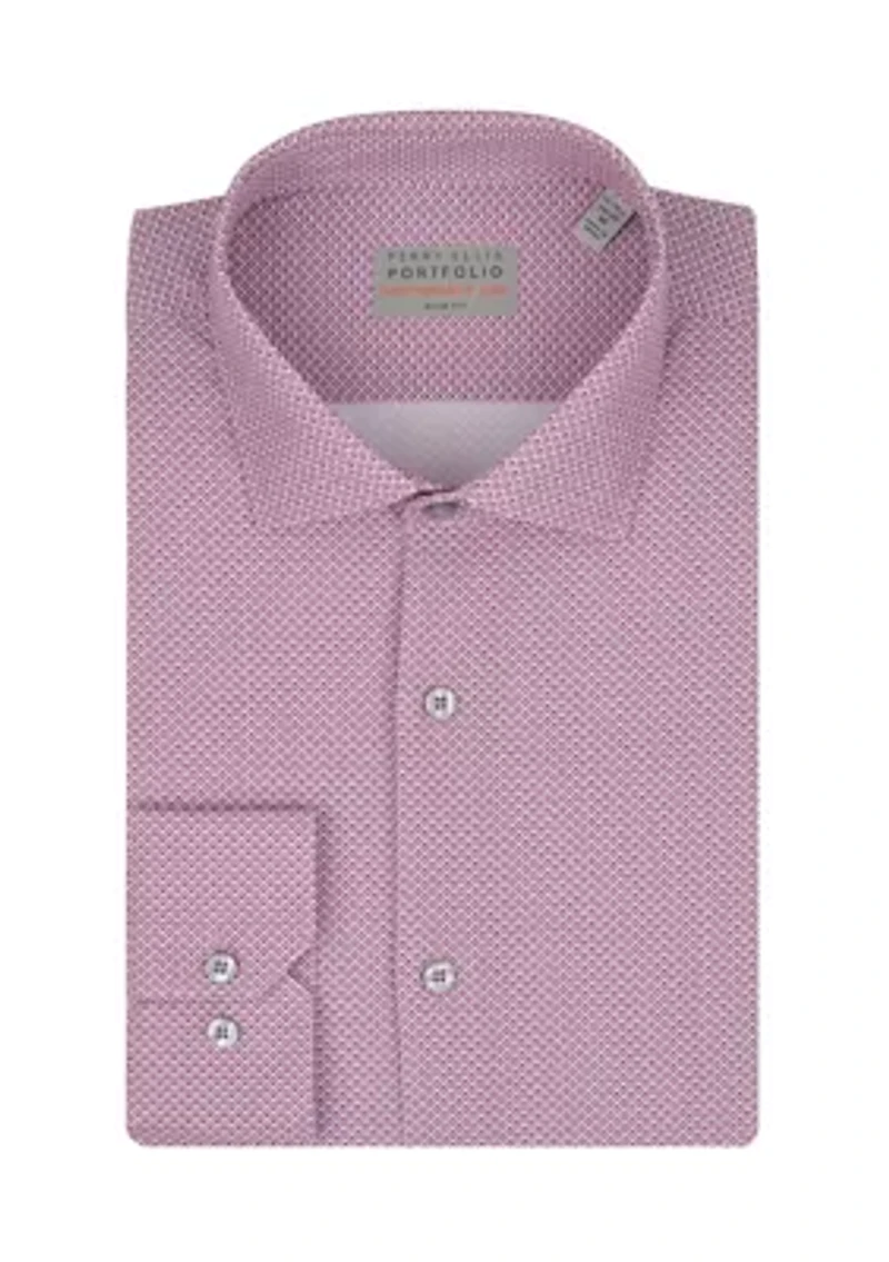 Men's Geo Tech Printed Dress Shirt