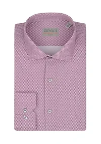 Men's Geo Tech Printed Dress Shirt