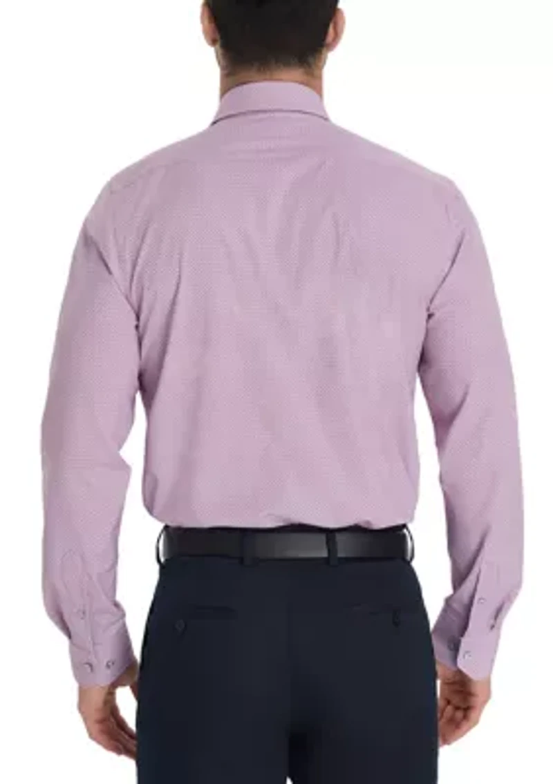 Men's Geo Tech Printed Dress Shirt