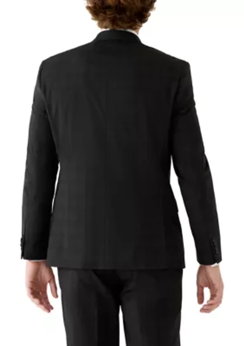 Men's Single Breasted Two Button Notch Lapel Suit Jacket