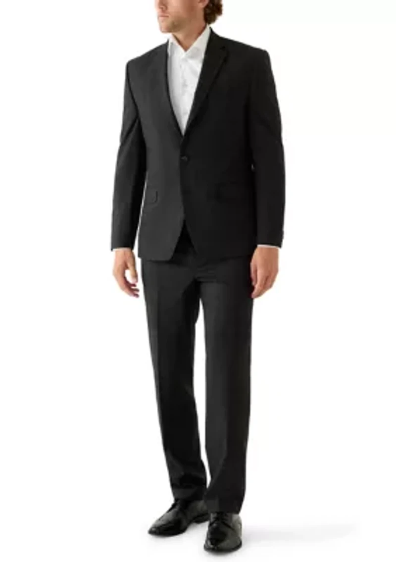 Men's Single Breasted Two Button Notch Lapel Suit Jacket