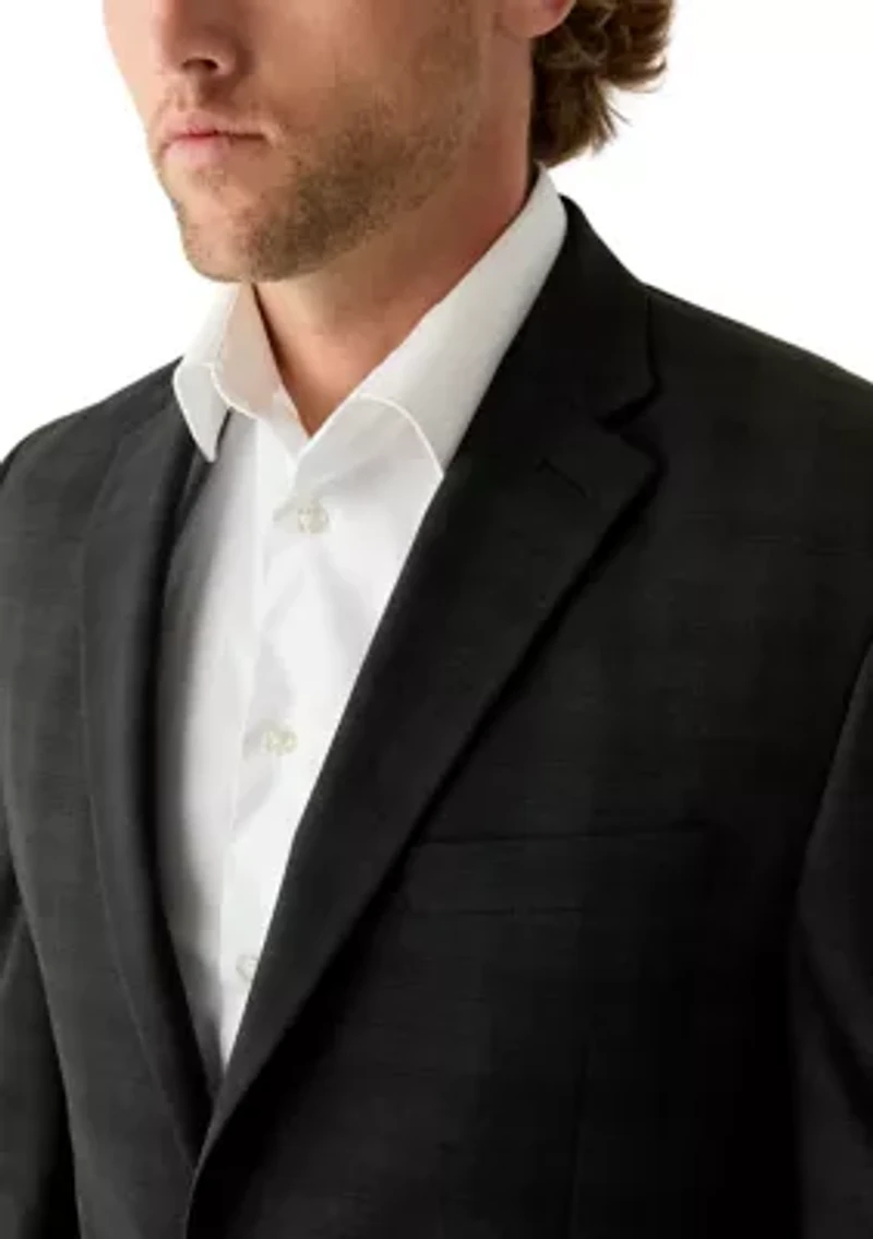 Men's Single Breasted Two Button Notch Lapel Suit Jacket