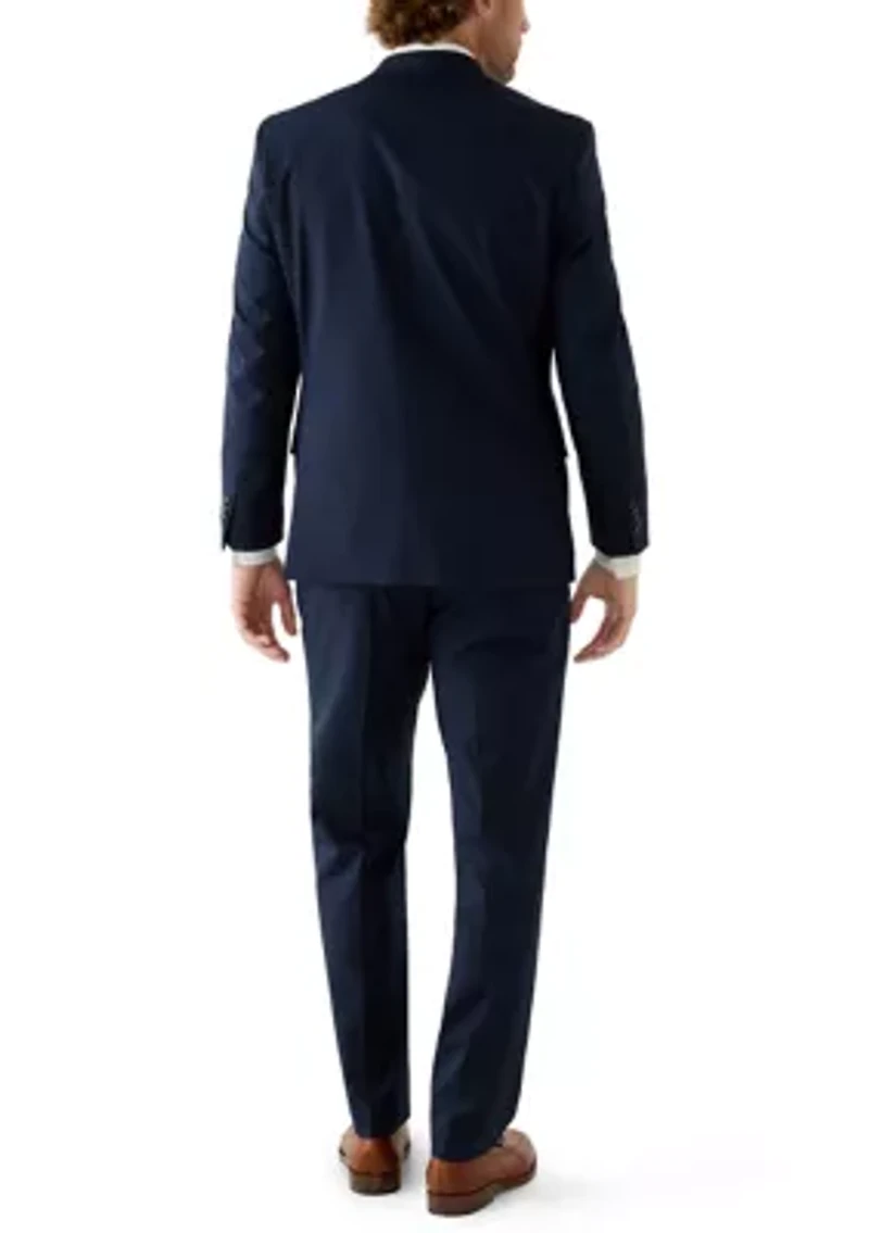 Men's Suit Set with Notch Lapel Jacket