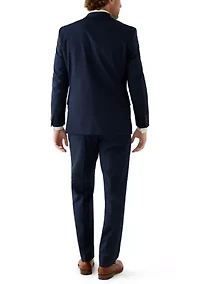 Men's Suit Set with Notch Lapel Jacket