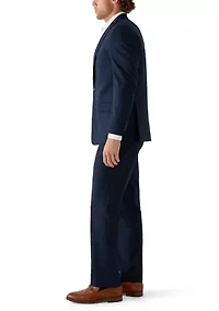 Men's Suit Set with Notch Lapel Jacket